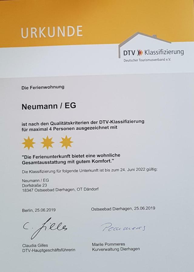 3***Ferienwohnungen Neumann Dändorf Kültér fotó